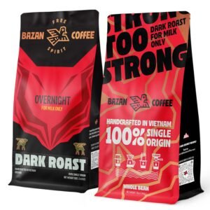 Robusta Coffee Combo – Ground & Whole Bean, Dark Roast, High Caffeine