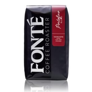 Portofino Whole Bean Coffee – Medium-Dark Roast, Herbal & Nutty Notes – Fonte Coffee Roaster, Seattle, 12oz