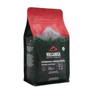 Volcanica Ethiopian Yirgacheffe – Organic Whole Bean Coffee